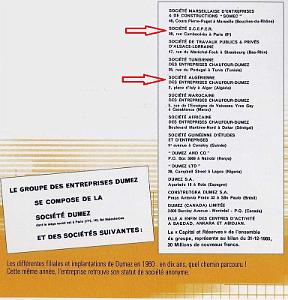 Groupe Dumez en 1960